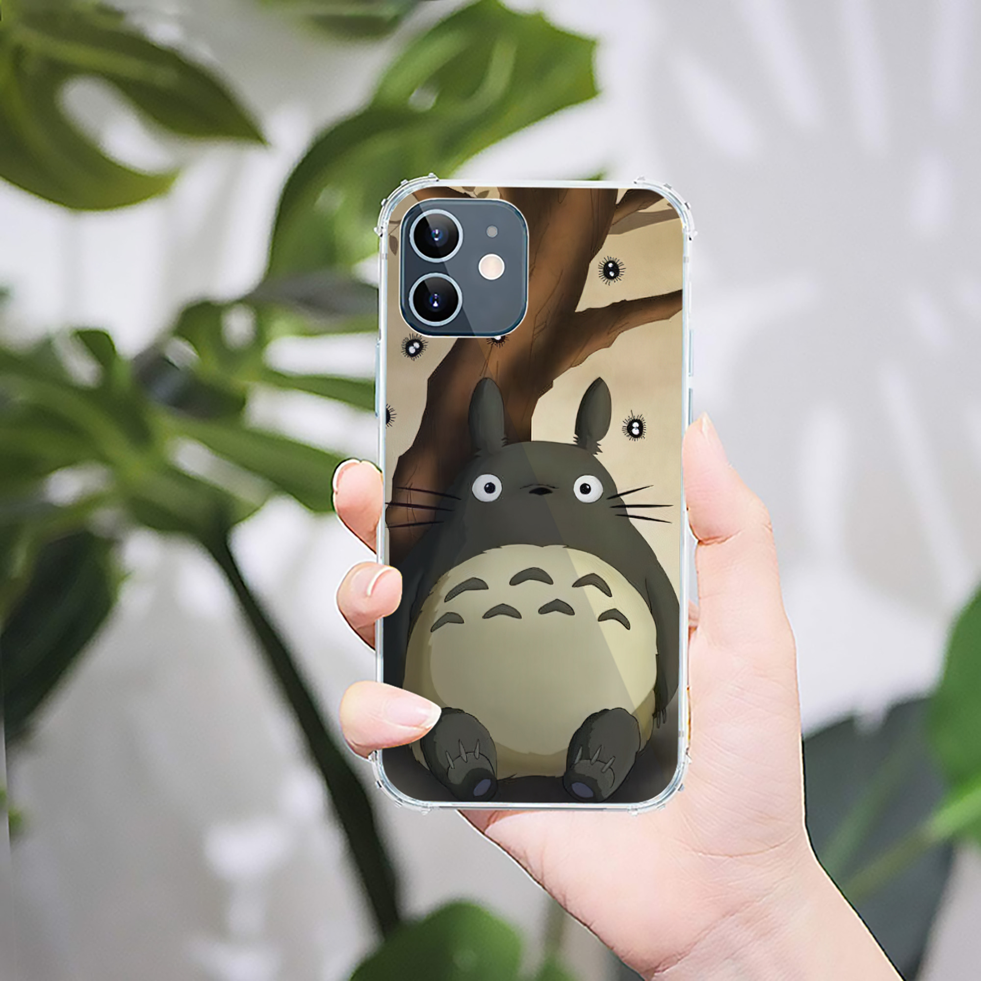 （画像用） となりのトトロ 草壁メイ 草壁サツキ My Neighbor Totoro Satsuki Kusakabe Mei Kusakabe 【iPhone 12シリーズ対応】透明スマホケース（クリアソフトケース）